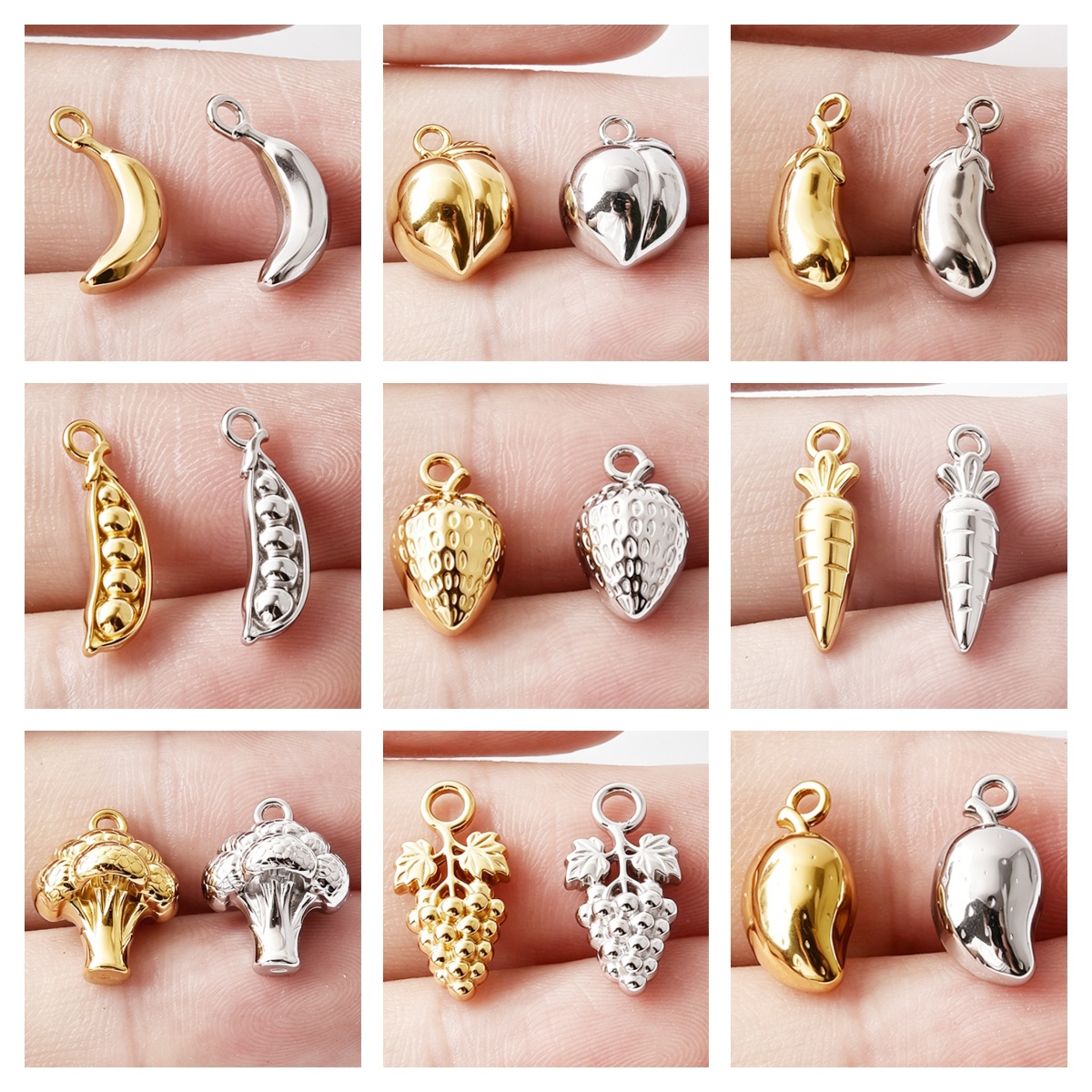 Women'S Accessories Mango - Pendentifs en forme de fruits (fraises,
