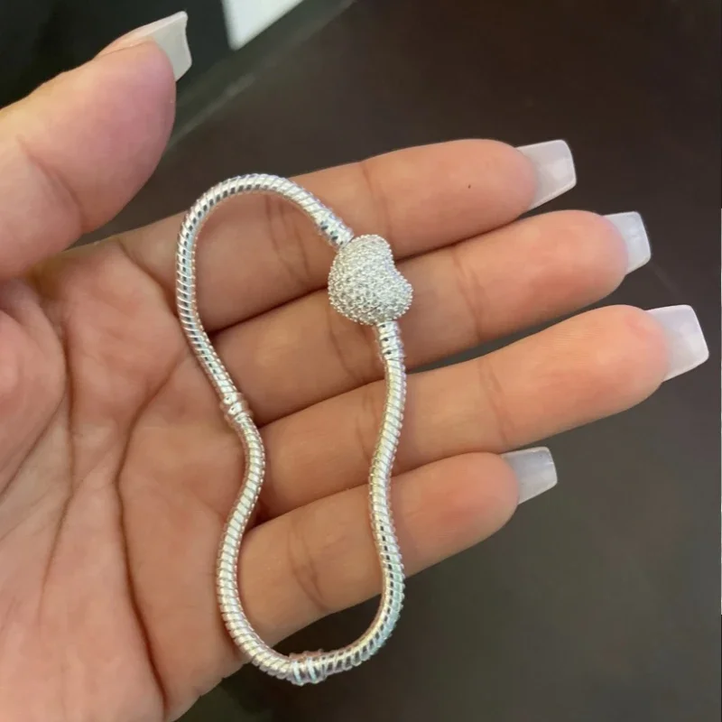 Women Accessories Chain - Bracelets chaîne serpent en argent sterling