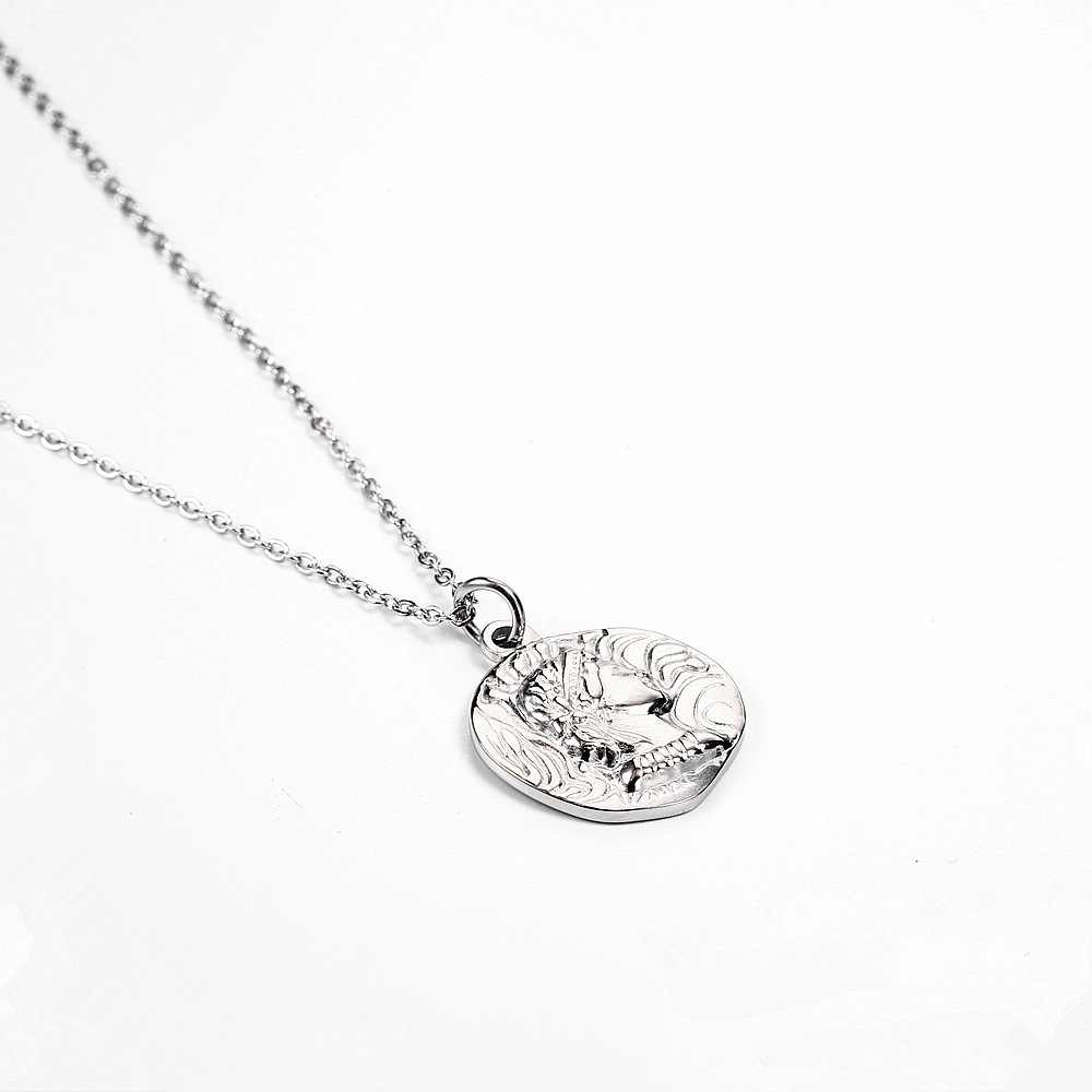 Coin Necklace Delicate - Chaîne de Portrait de la reine