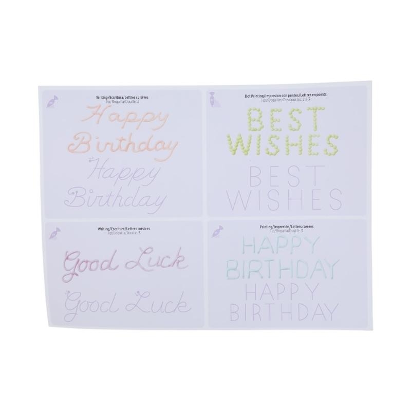 Women Accessories Drawing - 13pcs Cake Piping Board Practice Drawing