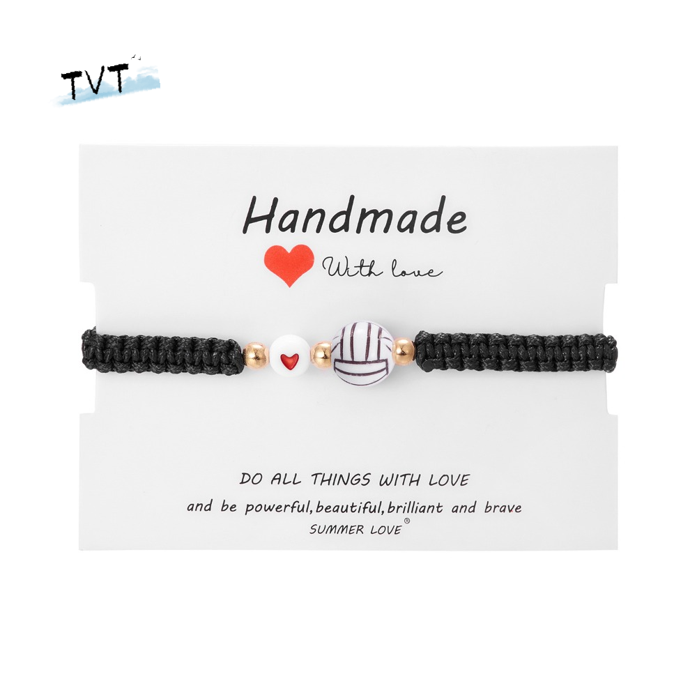 Women'S Volleyball Accessories - Bracelet tressé fait main style coréen