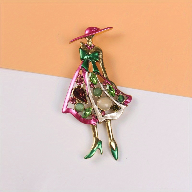Broche de fille d'image de tem - Women Accessories Images avis et prix
