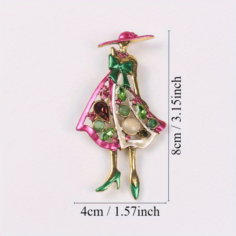 Broche de fille d'image de tem - Women Accessories Images avis et prix