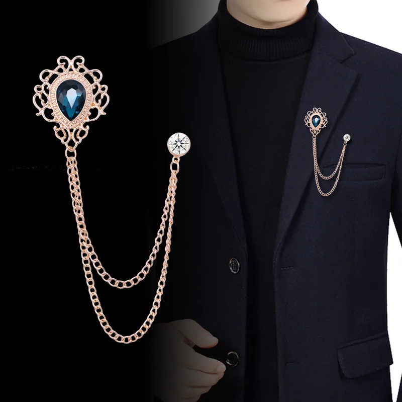 Épingle à revers en cristal st - Women Accessories Chain avis et prix