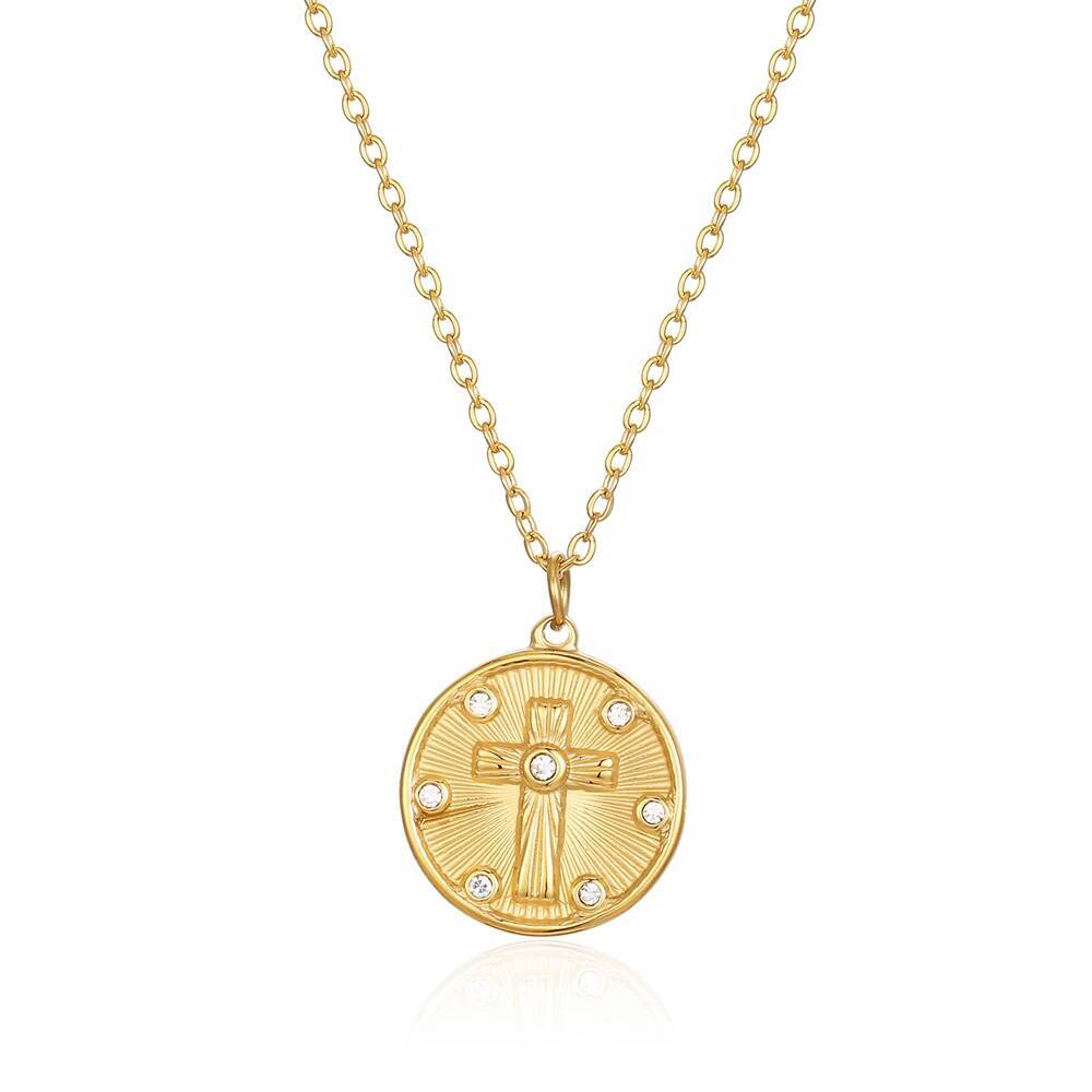 Collier avec pendentif en pier - Coin Necklace Delicate avis et prix