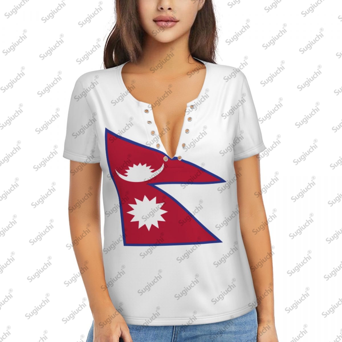 2025 drapeau du népal Sexy col - Women Accessories Nepal avis et prix