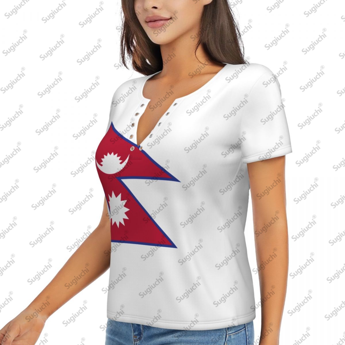 2025 drapeau du népal Sexy col - Women Accessories Nepal avis et prix