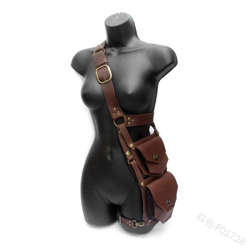 Pochette médiévale en cuir pou - Women'S Viking Accessories avis et prix