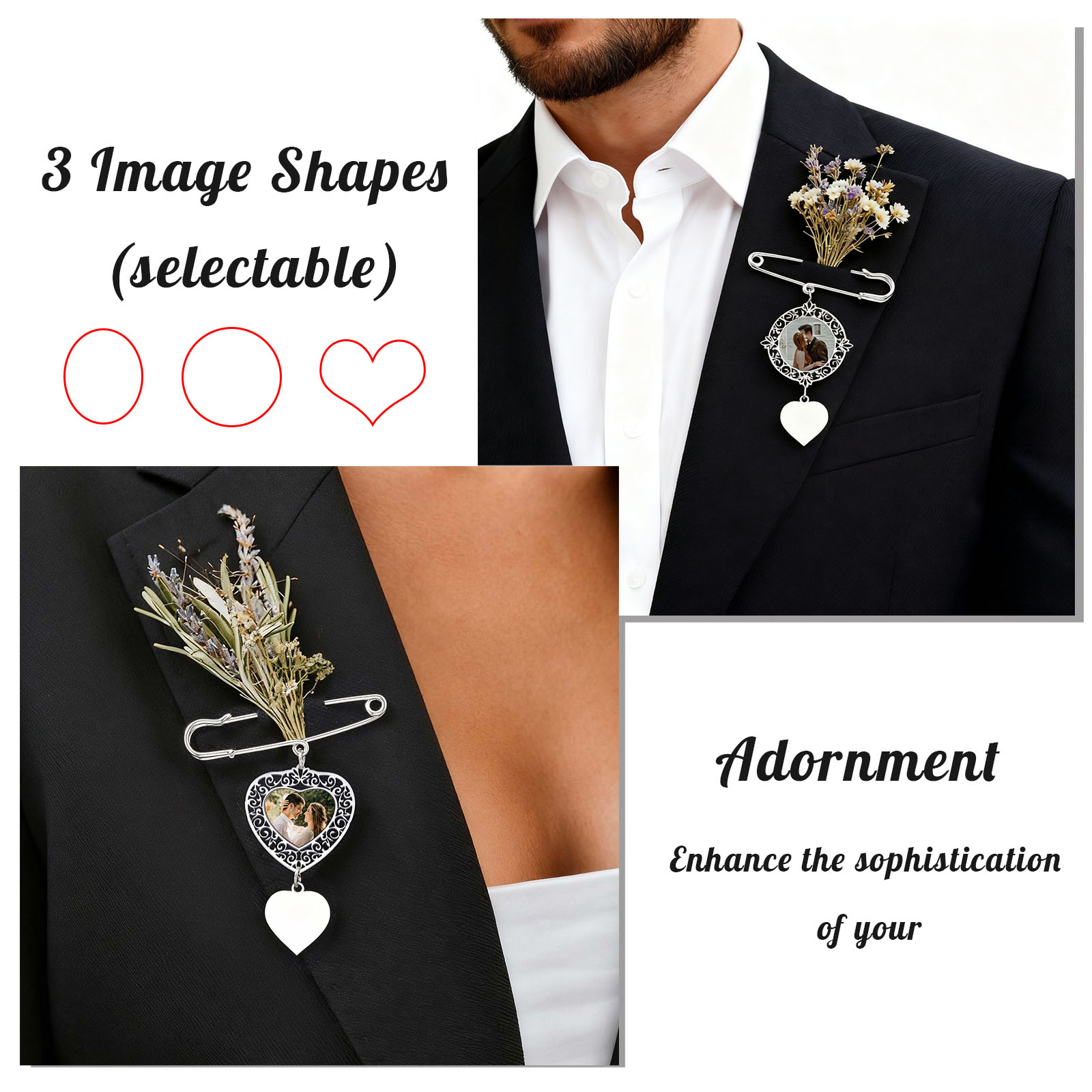 Image personnalisée Badge broc - Women Accessories Images avis et prix