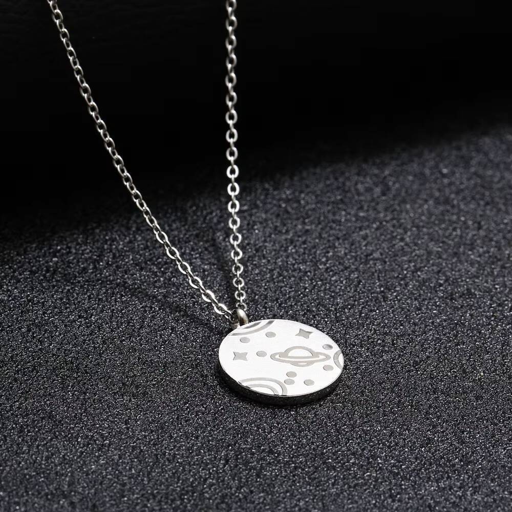 Collier pendentif de voyage en - Coin Necklace Delicate avis et prix