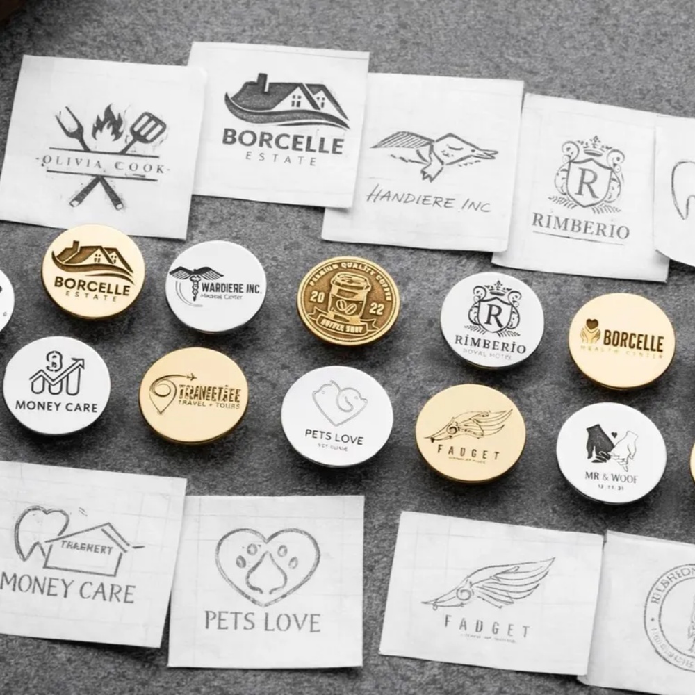Broche ronde personnalisée de  - Women Accessories Images avis et prix