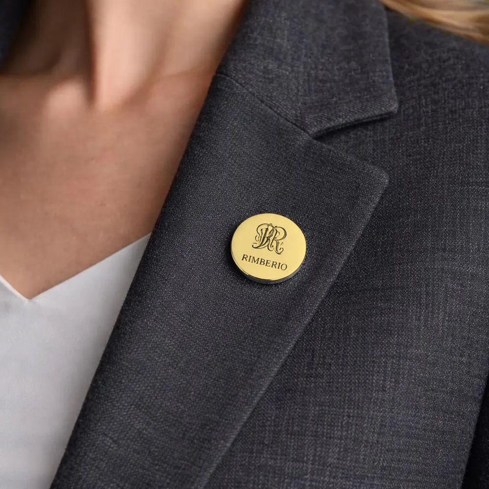 Broche ronde personnalisée de  - Women Accessories Images avis et prix