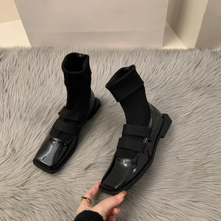 Bottes chaussettes carrées tri - Women'S Ankle Accessories avis et prix
