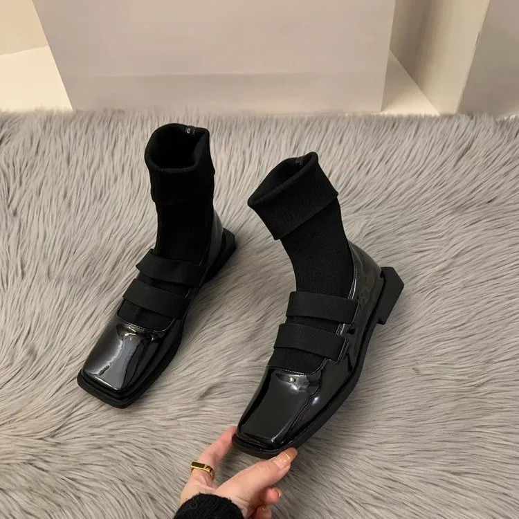 Bottes chaussettes carrées tri - Women'S Ankle Accessories avis et prix