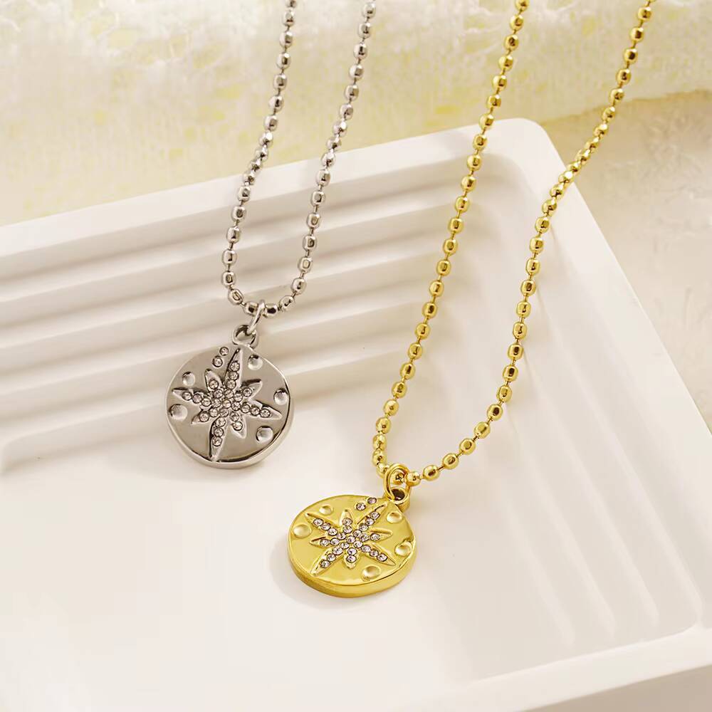 Collier avec pendentif étoile  - Coin Necklace Delicate avis et prix