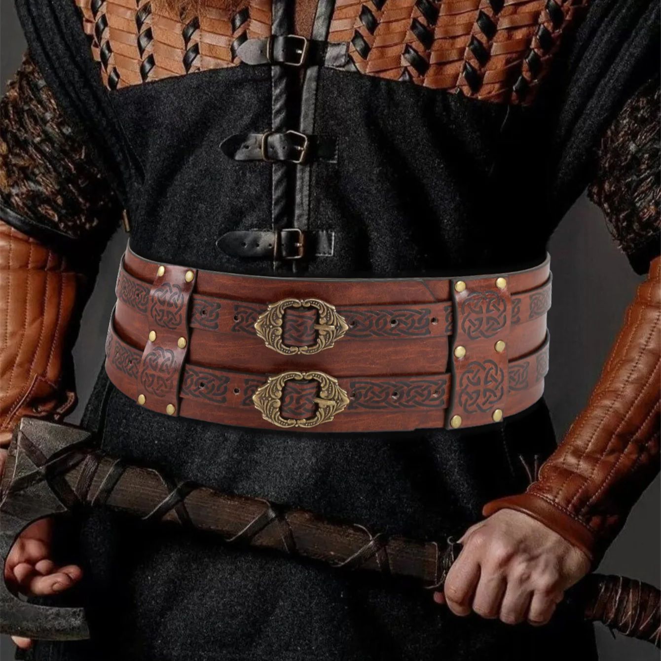 Ceinture large en relief Vikin - Women'S Viking Accessories avis et prix