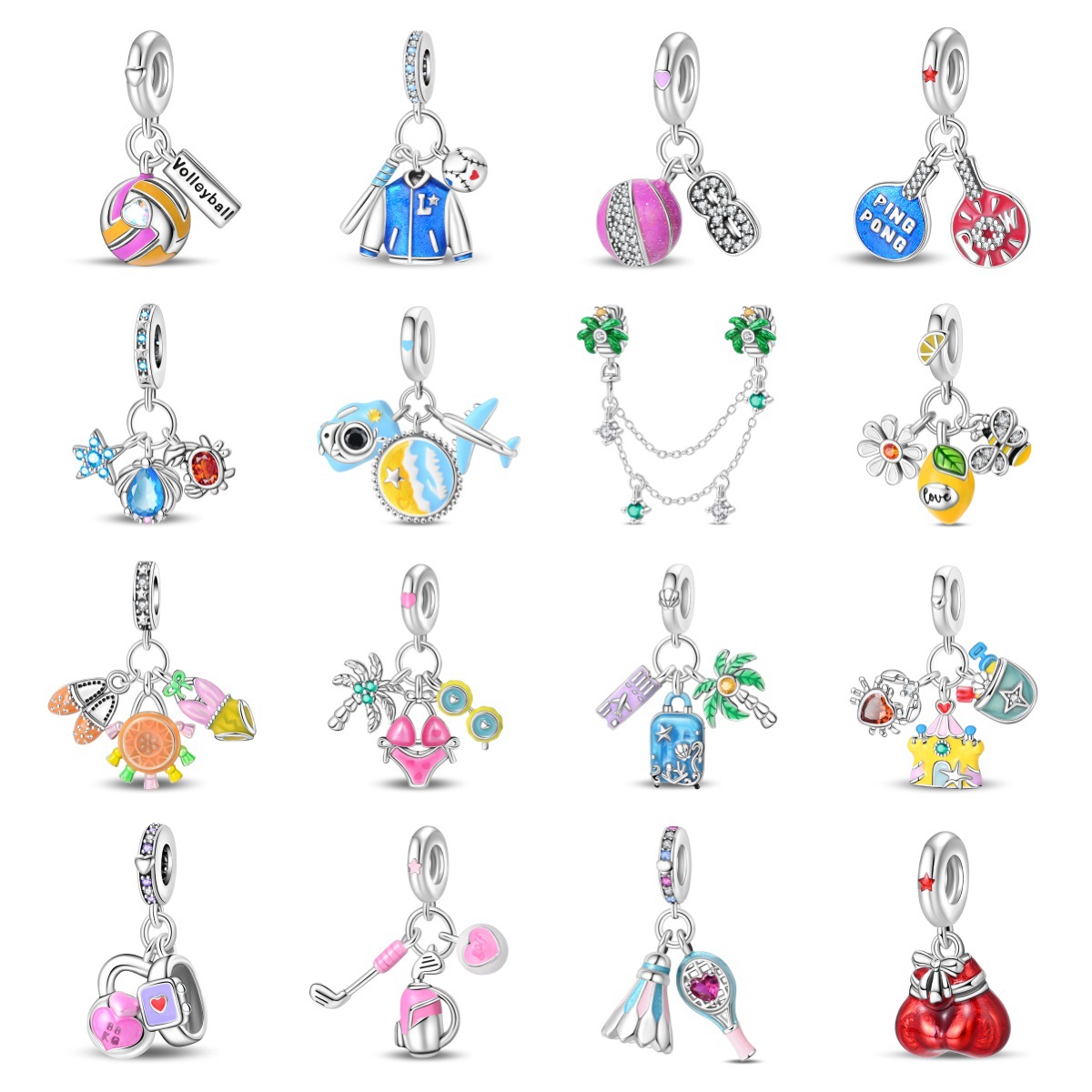 Breloques originales plaquées  - Women'S Volleyball Accessories avis et prix